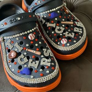 One of a kind!  Detroit Tiger designed Crocs.